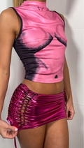 Metallic skirt