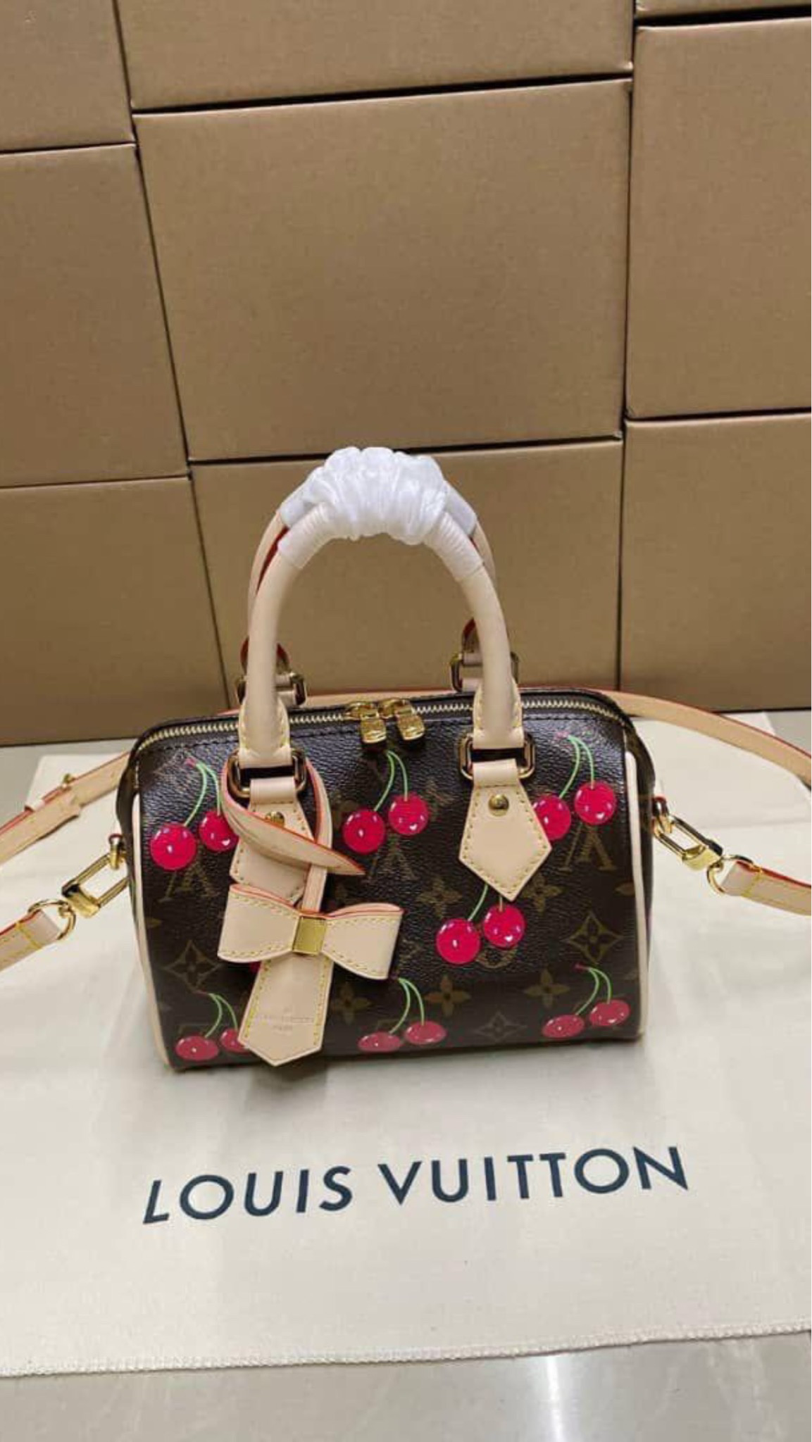 Lilly cherry bag (PRE ORDER)